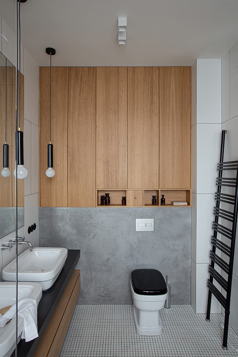 Фрамуги и стеклянные перегородки в квартире для семьи из Петербурга — проект студии JUICY FLAT