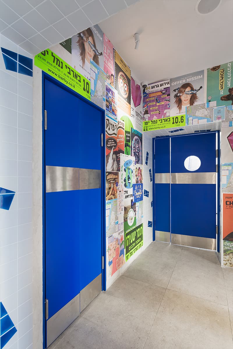 Винтаж и все оттенки голубого в интерьере модного московского кафе — проект бюро UTRO