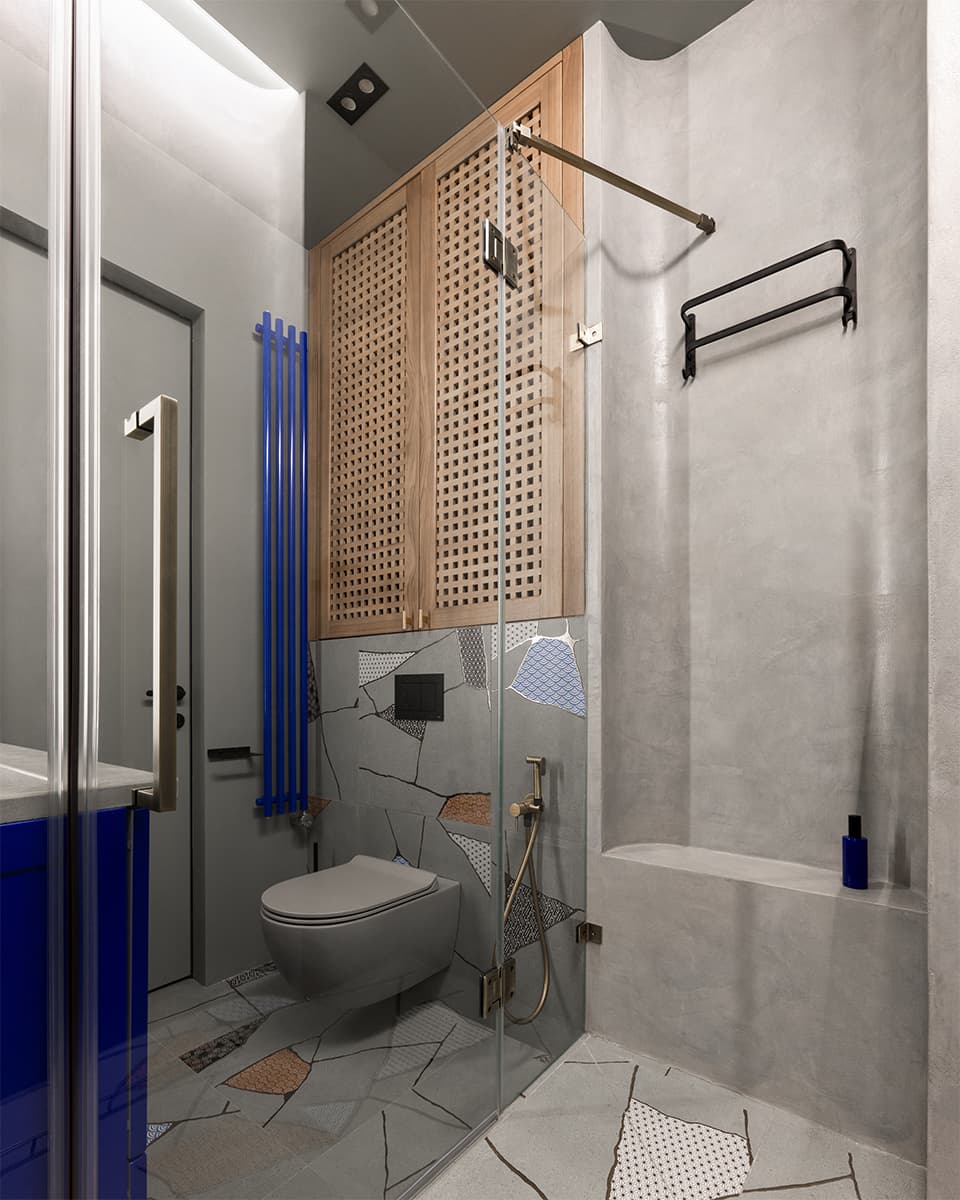 Нестандартные решения в интерьере квартиры со скошенным потолком — проект Анны Миклашевской