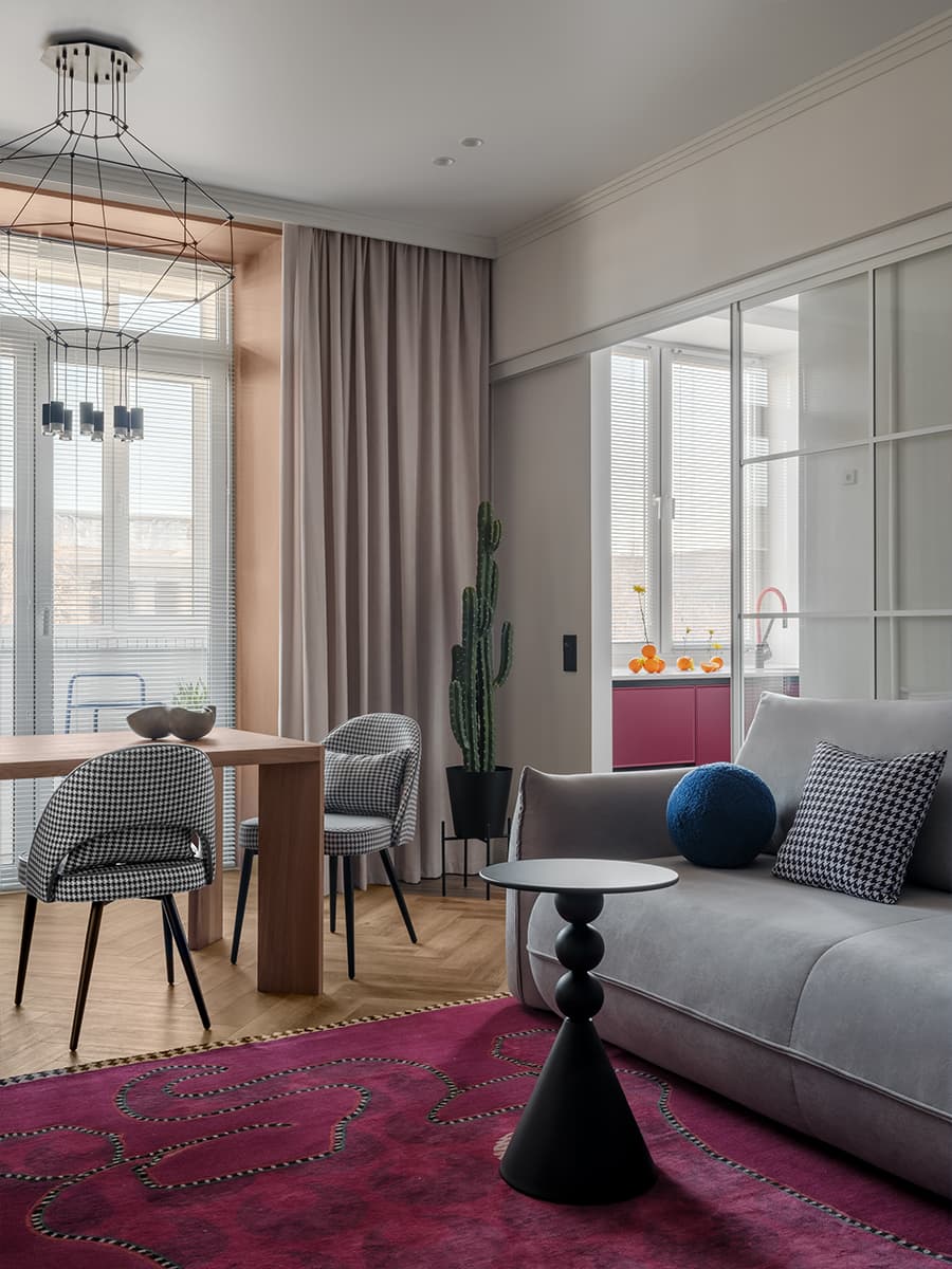 Обновленный интерьер коммунальной квартиры для сдачи в аренду — проект Мари Гри