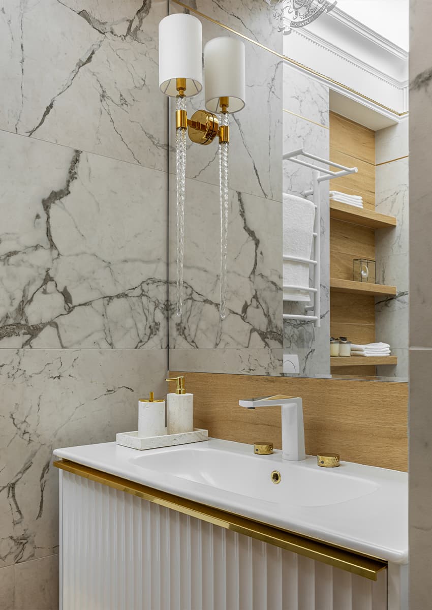 Воздушный интерьер квартиры с теплой палитрой материалов — проект Ирины Шевченко