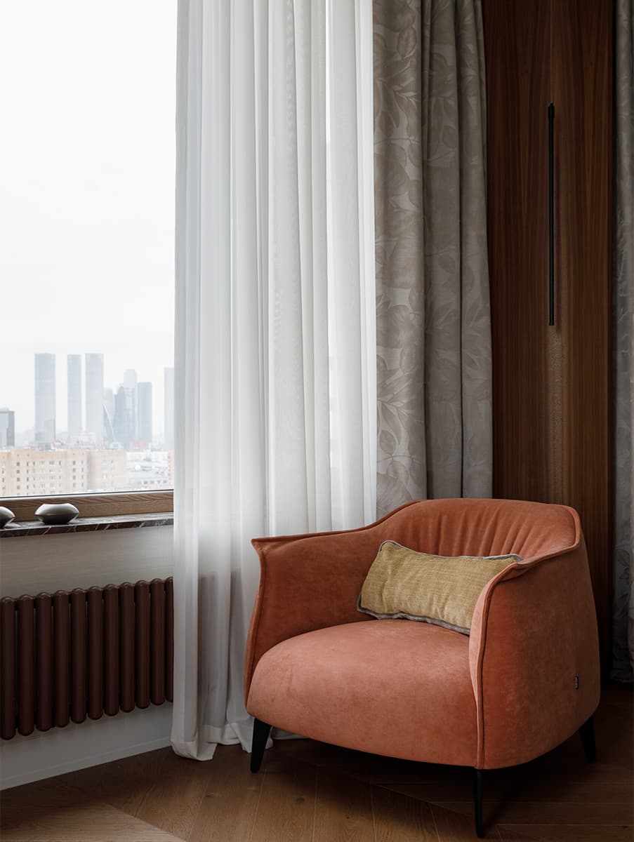 Вневременные решения в уютном интерьере квартиры для интеллигентной семьи — проект Polukhina Design