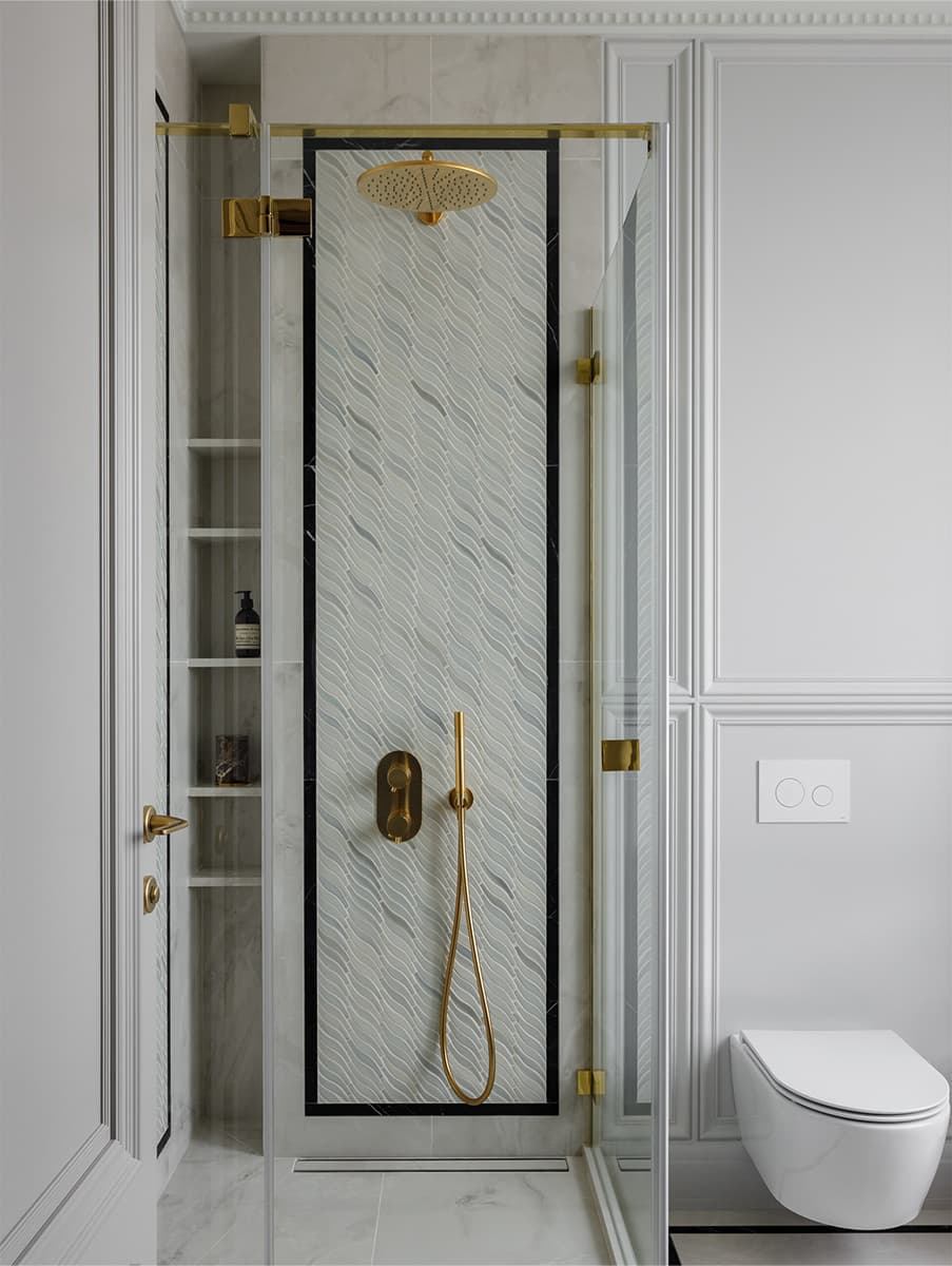 Вневременные решения в уютном интерьере квартиры для интеллигентной семьи — проект Polukhina Design