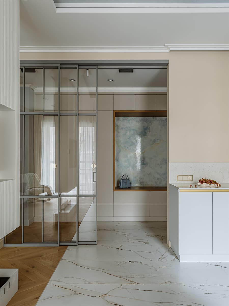 Медитативный интерьер, созданный по канонам восточных практик — проект Катарины Притчиной