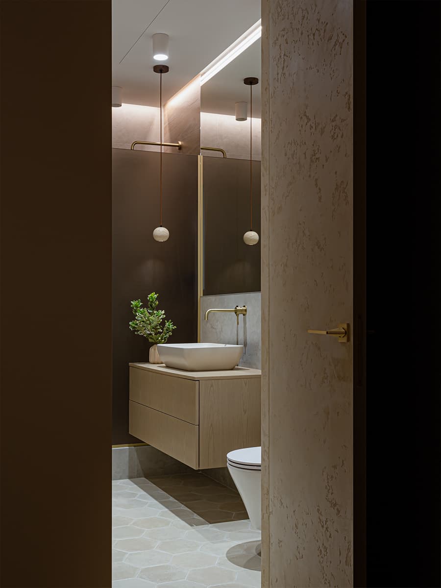 Медитативный интерьер, созданный по канонам восточных практик — проект Катарины Притчиной