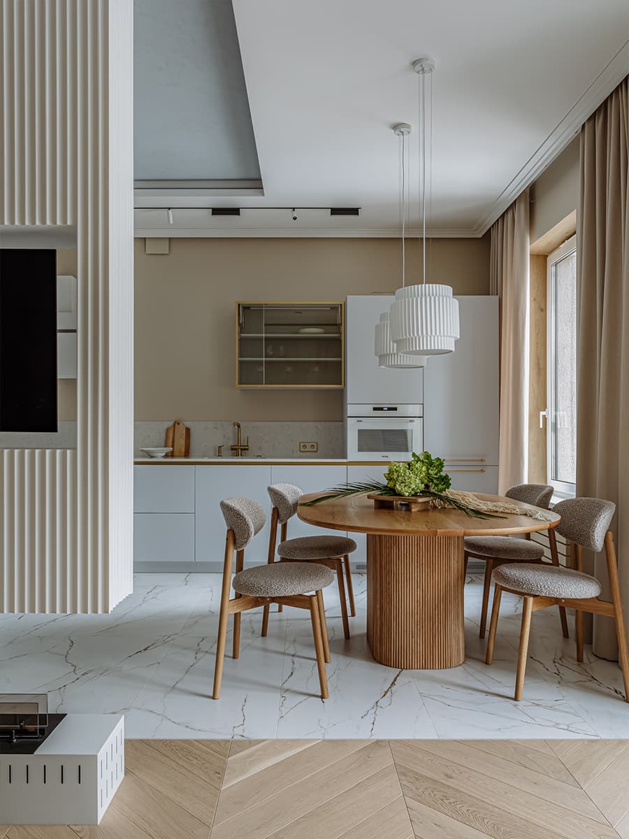 Медитативный интерьер, созданный по канонам восточных практик — проект Катарины Притчиной