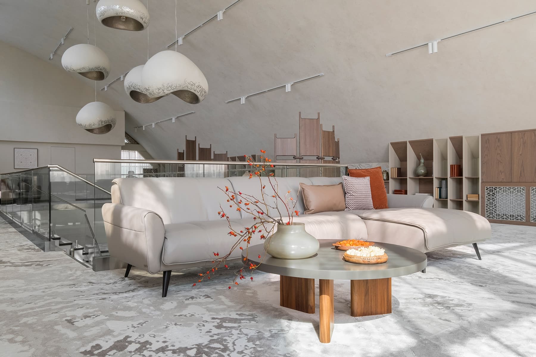 ДНК татарской культуры в интерьере офиса с большим директорским кабинетом — проект Джамили Хуснутдиновой