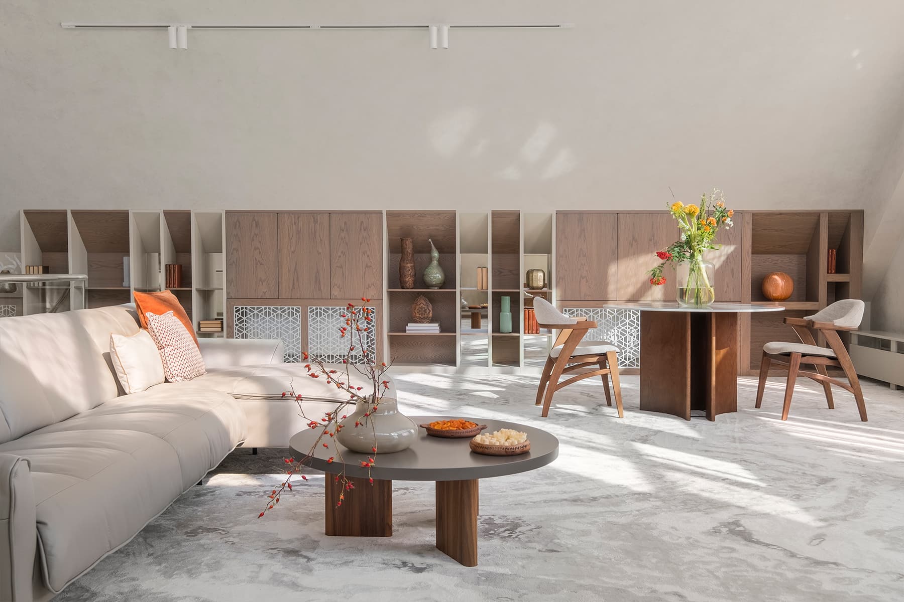 ДНК татарской культуры в интерьере офиса с большим директорским кабинетом — проект Джамили Хуснутдиновой