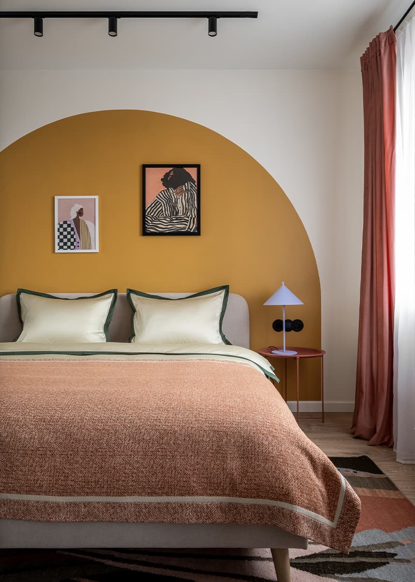 Элементы скандинавского стиля и французский шик в ярком интерьере — проект Мии Грабчак