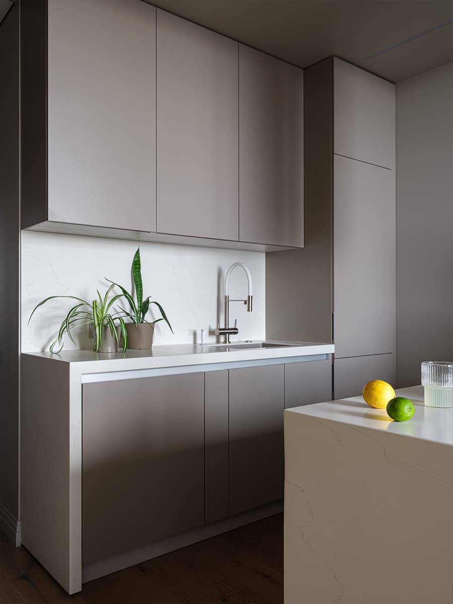 Светлый интерьер семейной квартиры возле Москва-сити — проект Марины Багуцкой