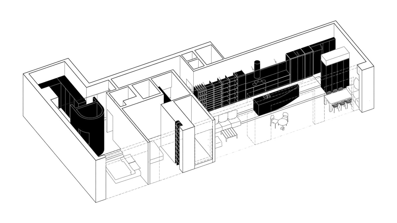Обилие текстур и особое настроение в каждом помещении квартиры — проект бюро BONE