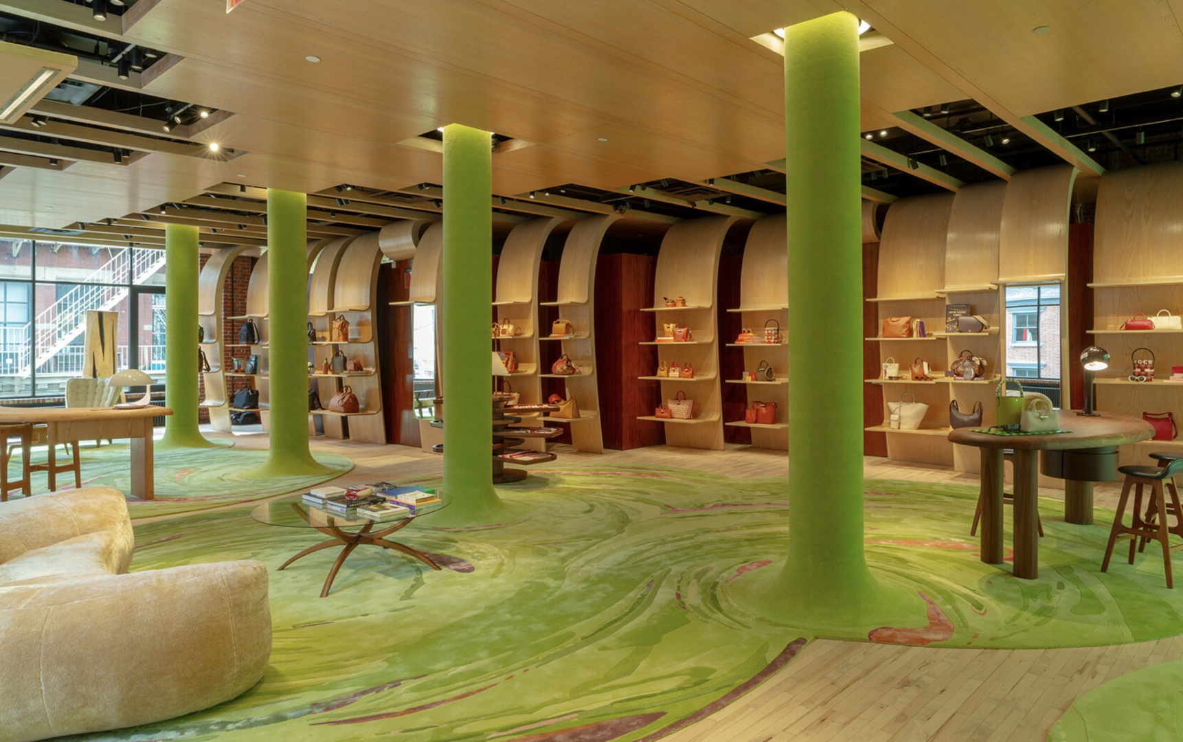 Heatherwick Studio обновила флагманский бутик Longchamp в Нью-Йорке