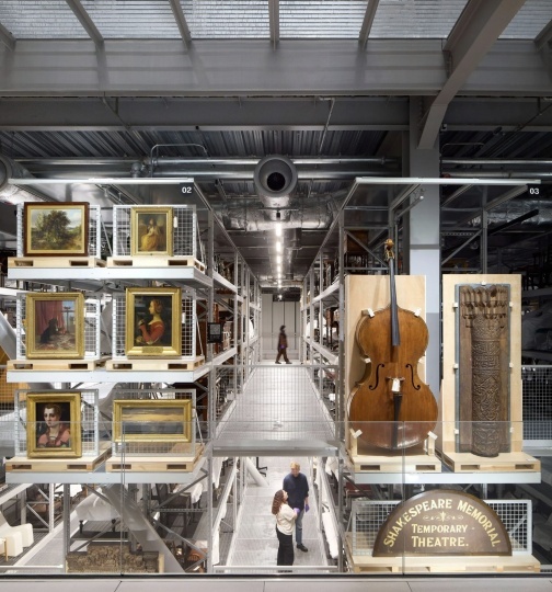 Студия Diller Scofidio + Renfro спроектировала открытое хранилище музея V&A