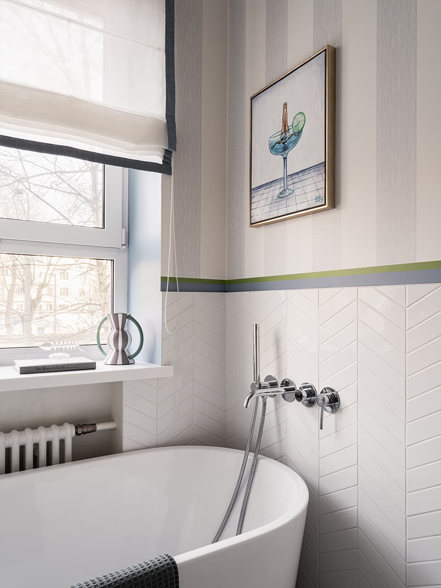 Лаймовые детали и нескучная детская в интерьере исторической квартиры — проект Татьяны Отич и Надежды Облачковой