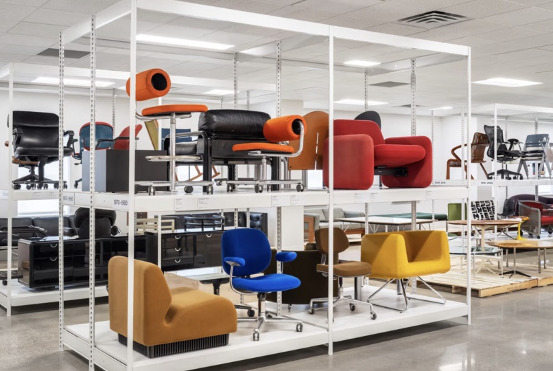 В Детройте откроется хранилище мебели Herman Miller и Knoll