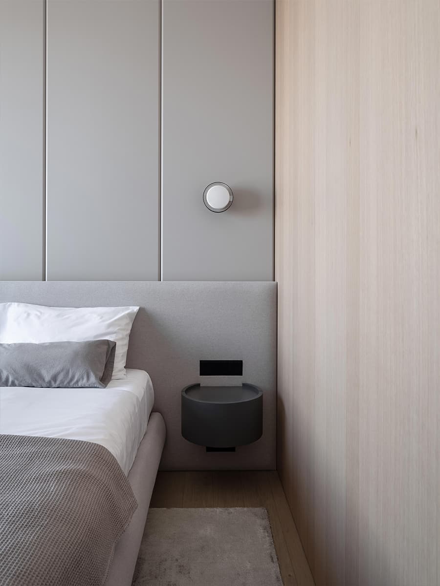 Продуманный до мелочей интерьер квартиры с графичными деталями — проект bureau SLOVO