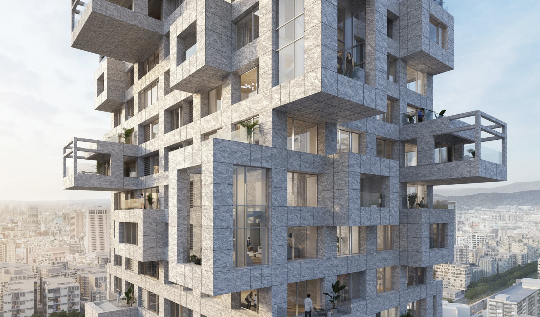 Out of the Box: новый жилой комплекс по проекту MVRDV в Тайбэе