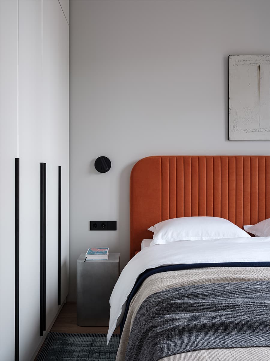 Акцентные детали в интерьере квартиры для деятеля кино — проект Марго Бабкиной