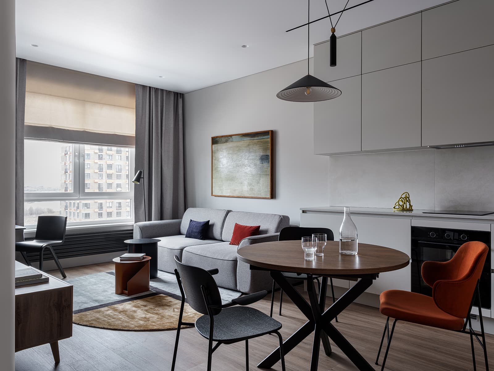 Акцентные детали в интерьере квартиры для деятеля кино — проект Марго Бабкиной