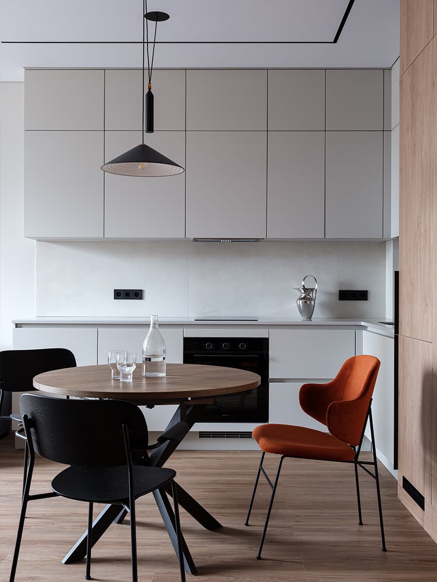 Акцентные детали в интерьере квартиры для деятеля кино — проект Марго Бабкиной