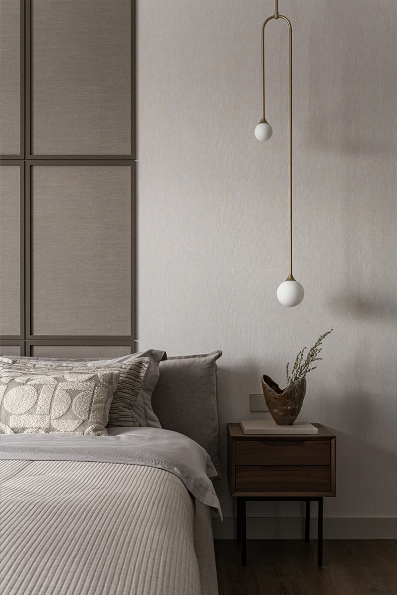 Светильники-колбы и оригинальные кресла в интерьере уютной квартиры — проект Polly Design w3