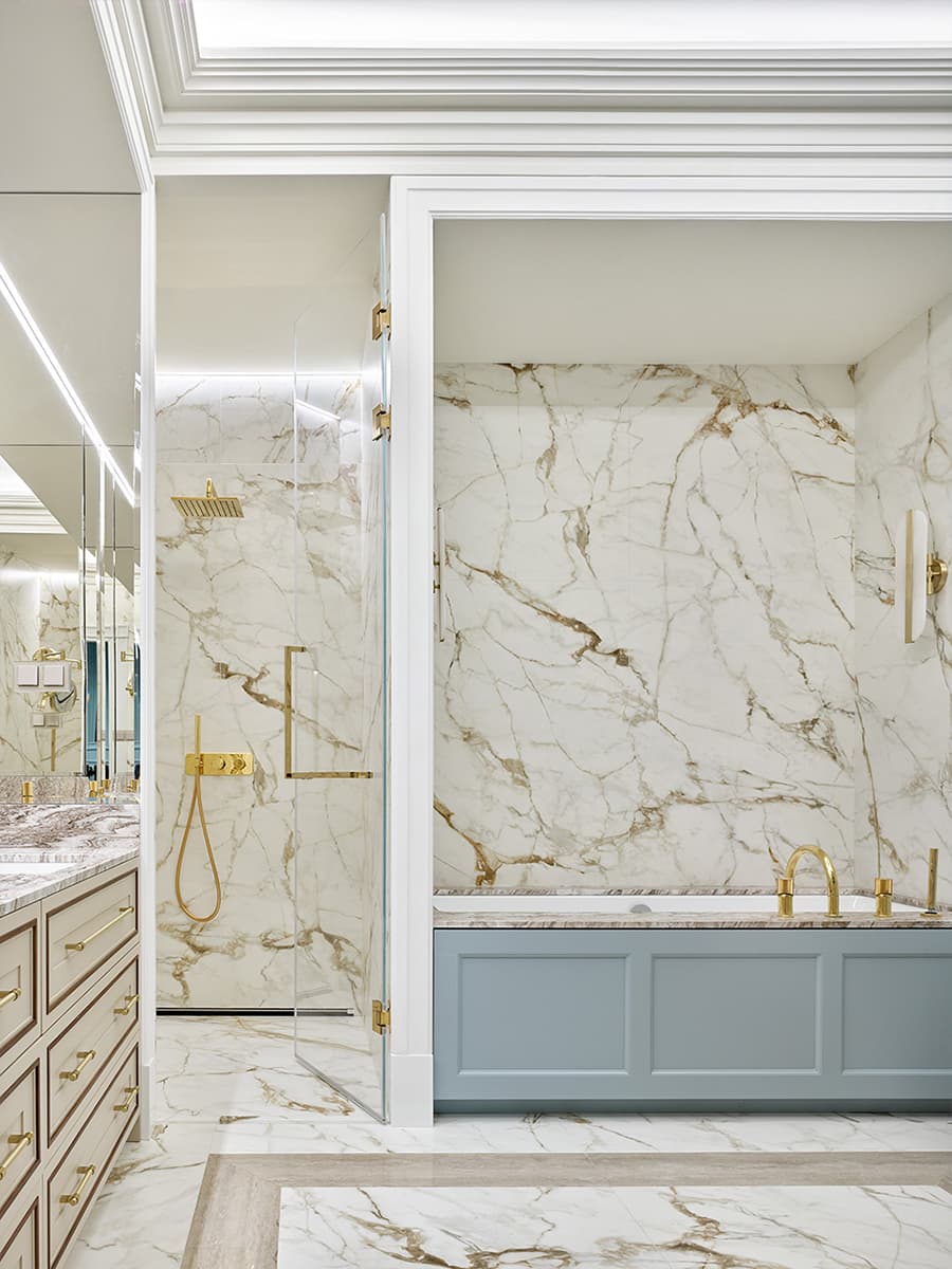 Спокойный и респектабельный интерьер квартиры в центре Москвы — проект Елены Потемкиной