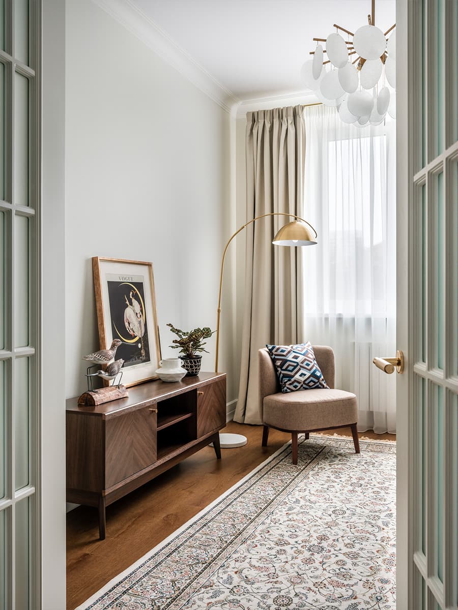 Обновленный интерьер квартиры в московской сталинке — проект Гульнары Мардамшиной