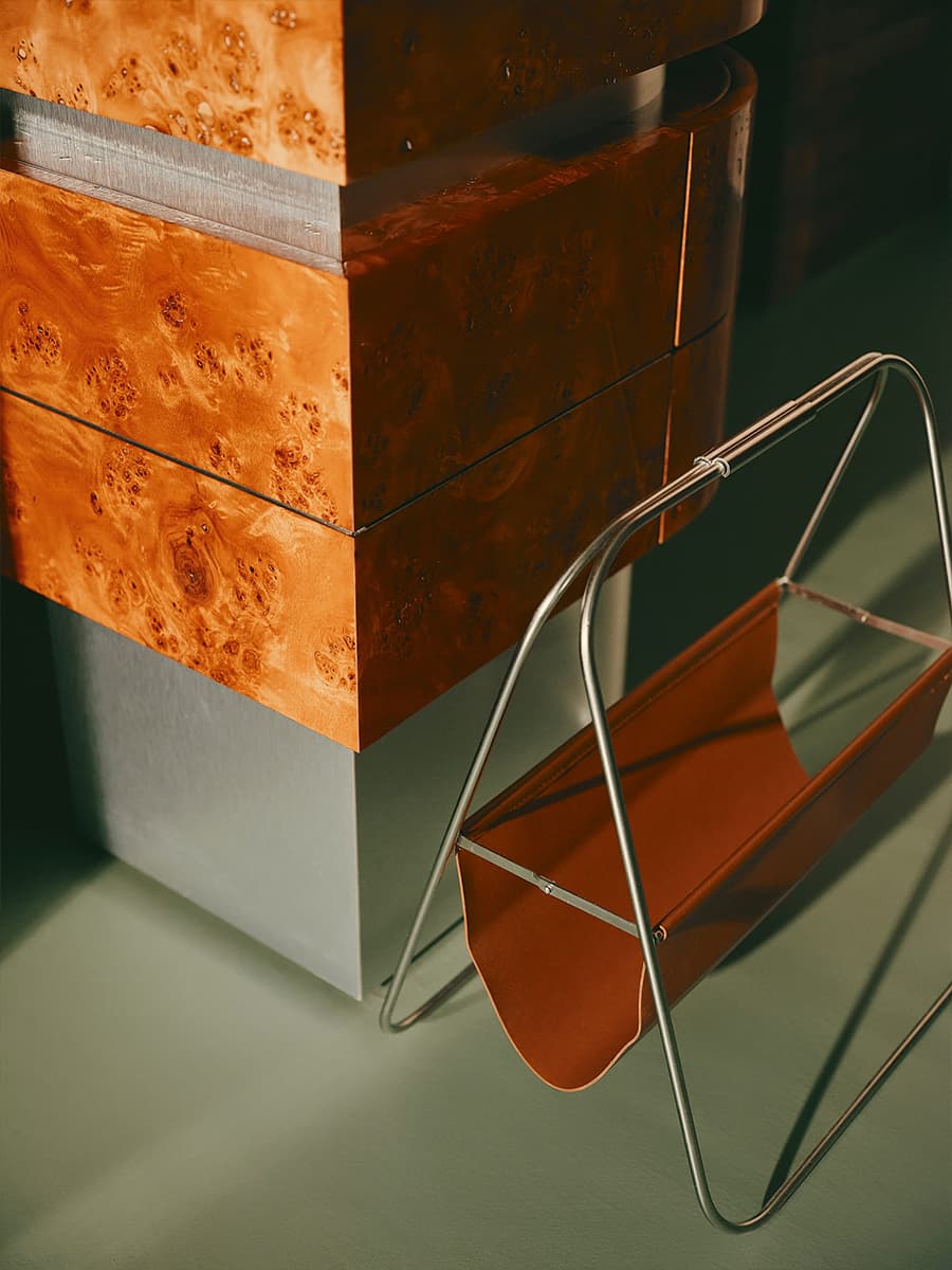 Контрастный микс материалов в интерьере салона красоты — проект Екатерина Рыбалко