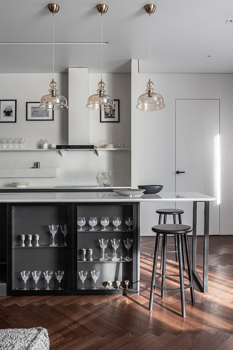 Эклектичный интерьер квартиры на стыке эпох — проект Анастасии Федоровской