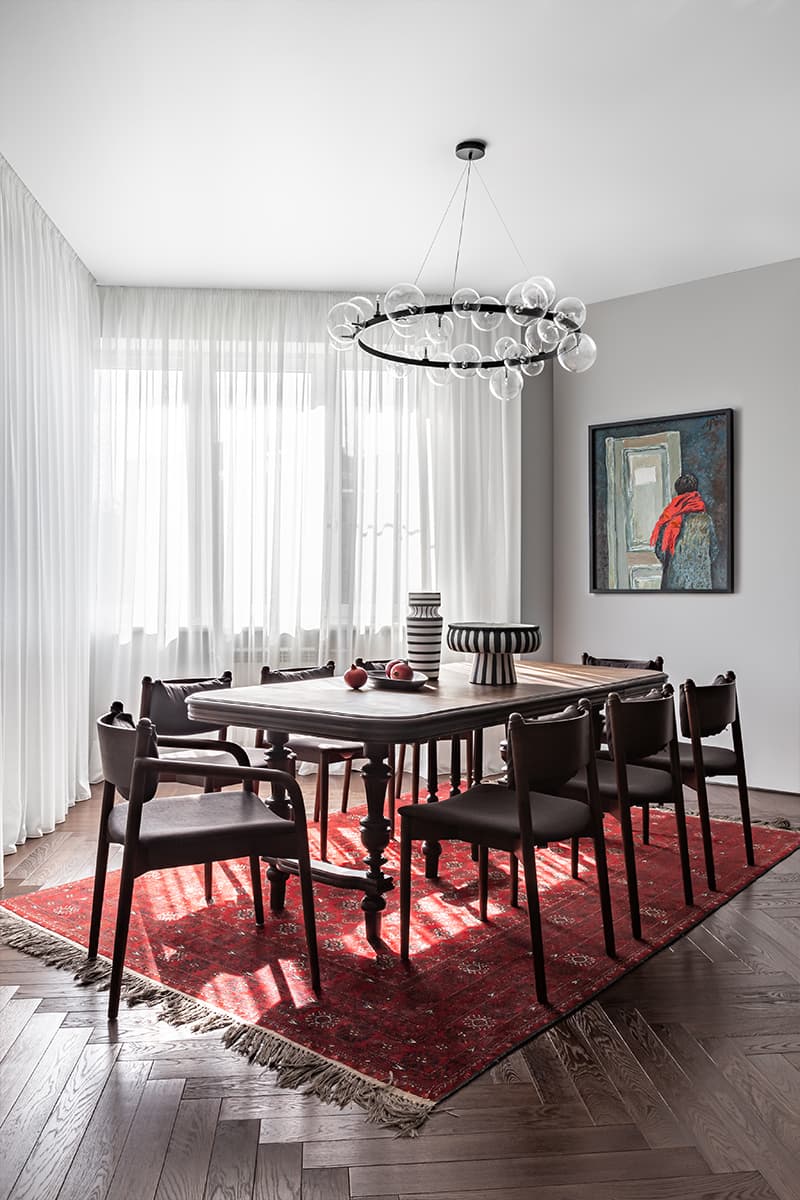 Эклектичный интерьер квартиры на стыке эпох — проект Анастасии Федоровской