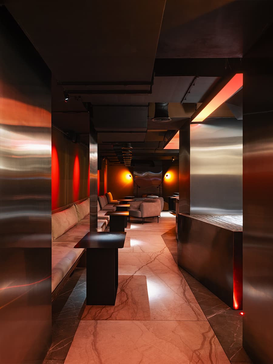 Футуристичный интерьер лаунж-пространства в центре Москвы — проект KIDZ