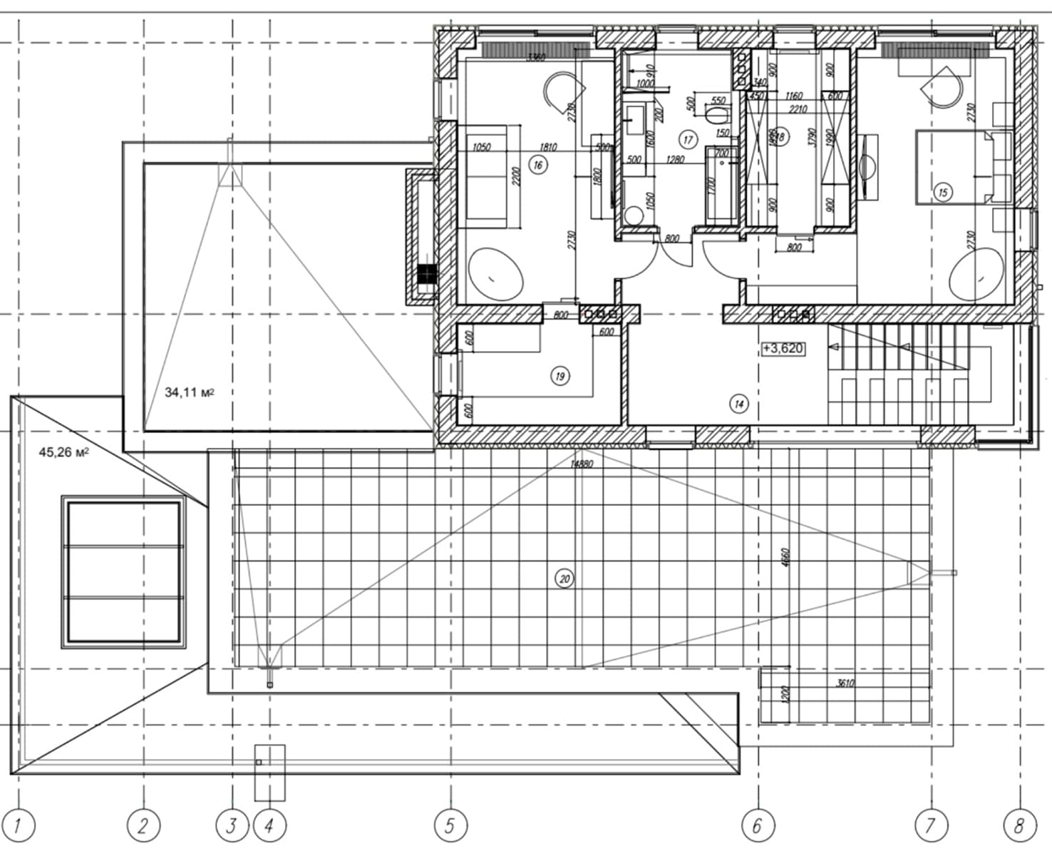 Уютный двухэтажный коттедж для семьи архитектора — проект Юлии Скачковой