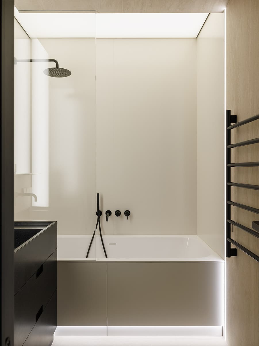 Наполненный теплом интерьер квартиры на берегу Финского залива — проект Background Studio w3