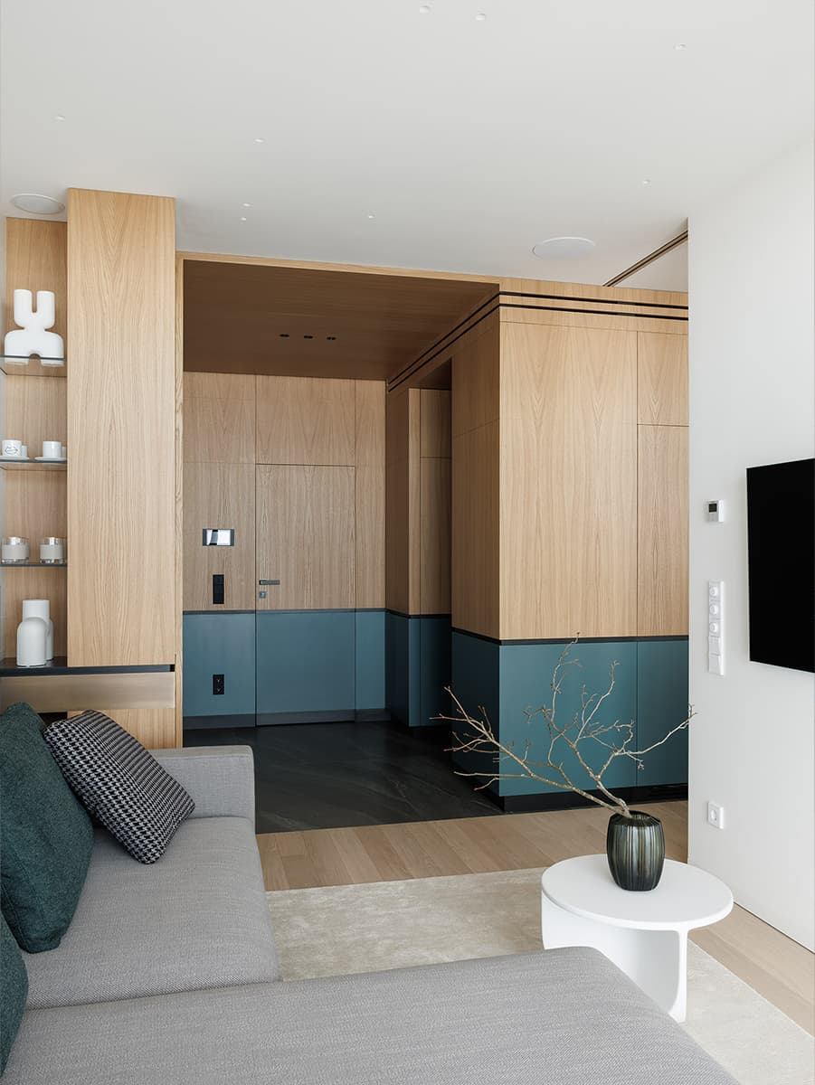 Наполненный теплом интерьер квартиры на берегу Финского залива — проект Background Studio