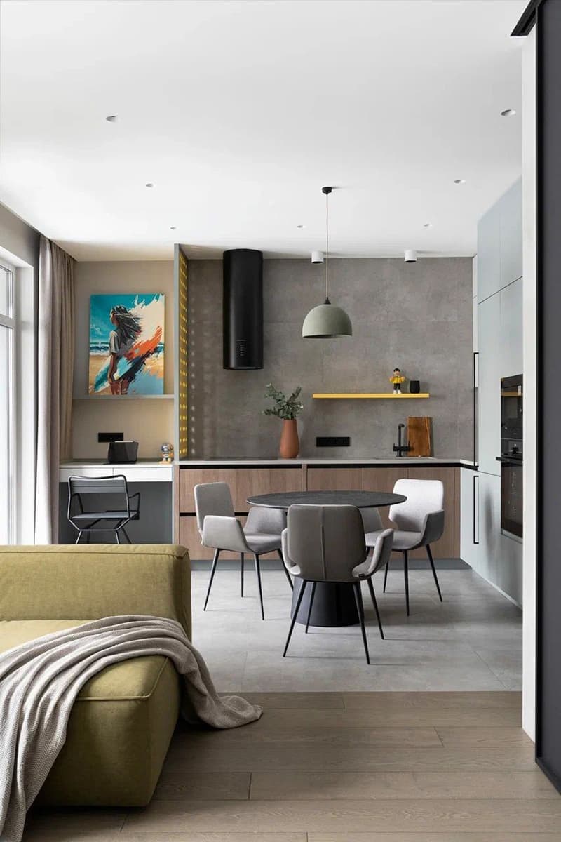 Небанальный интерьер квартиры с мужским характером — проект студии PiSA Design