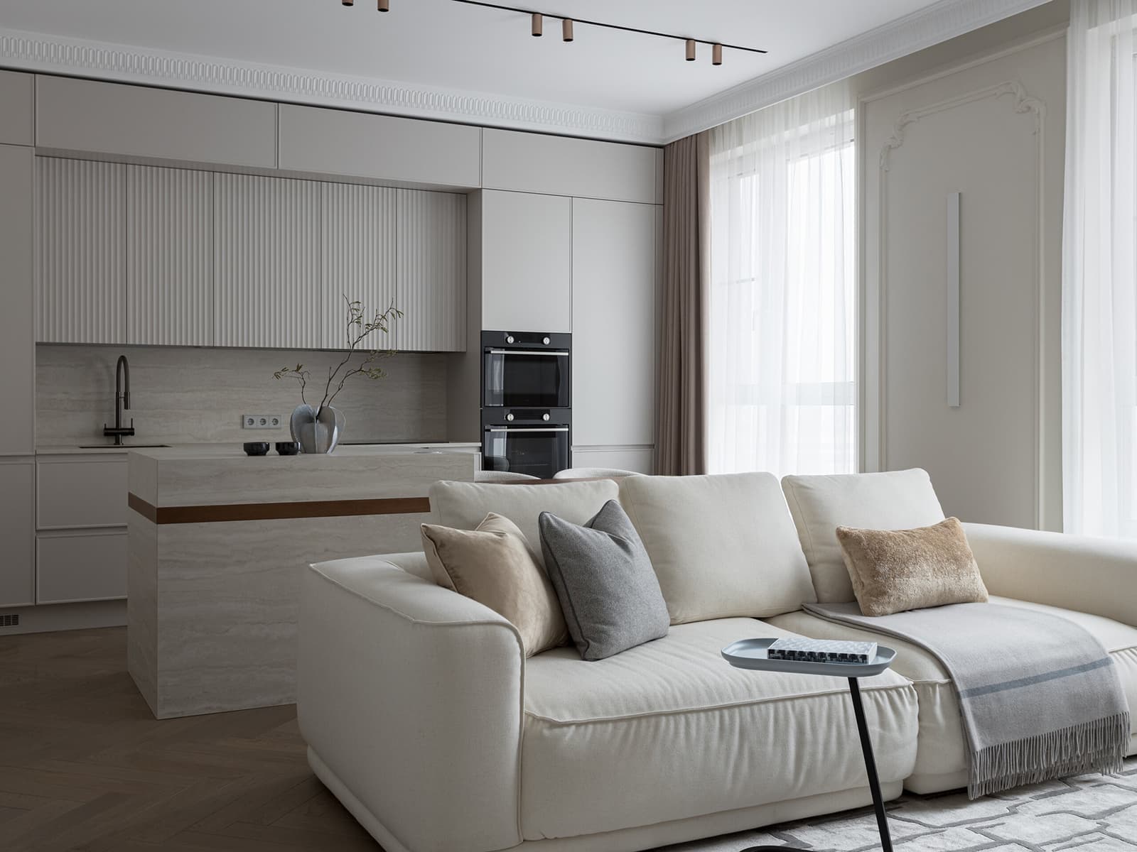 Квартира на вырост: сдержанный интерьер для родителей и ребенка — проект бюро STARIKOVA.ARCHITECTS