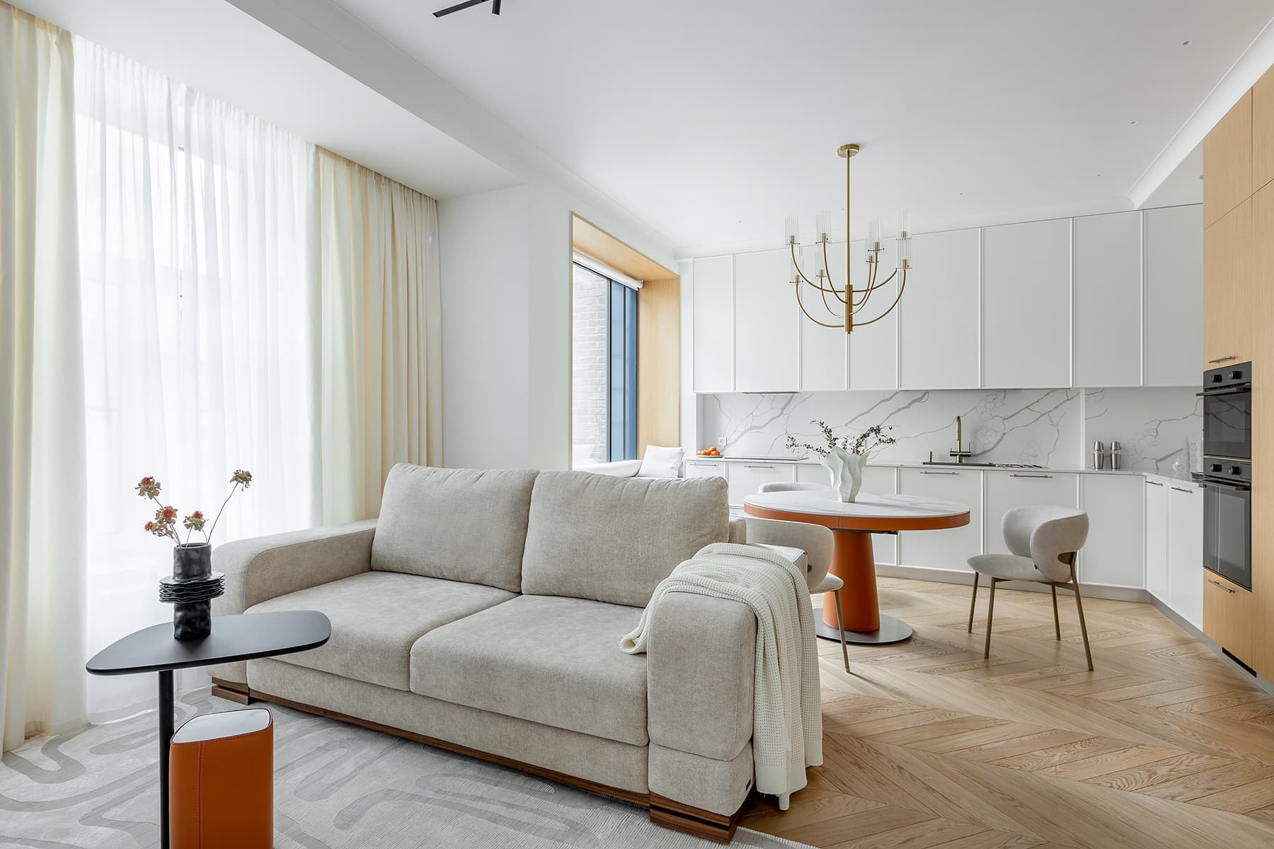 Ощущение воздуха в нескучном интерьере для семьи из Казани — проект Ксении Авериной