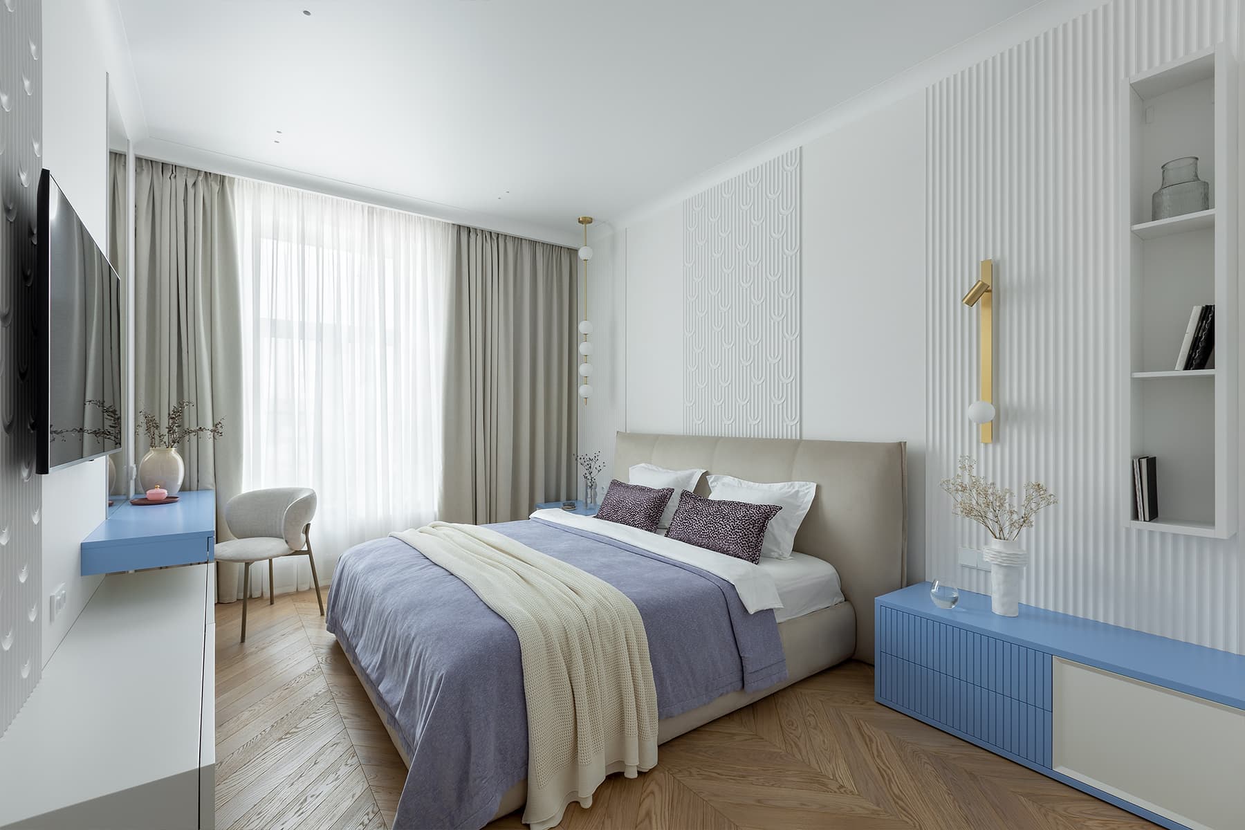 Ощущение воздуха в нескучном интерьере для семьи из Казани — проект Ксении Авериной