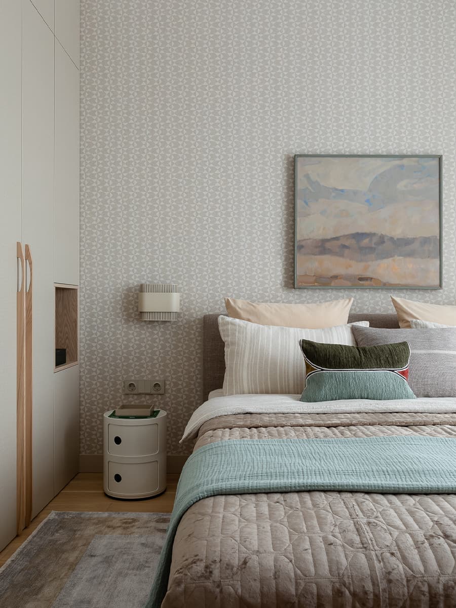 Дух морских путешествий в интерьере небольшой квартиры для пары — проект Ольги Евдокимовой w3