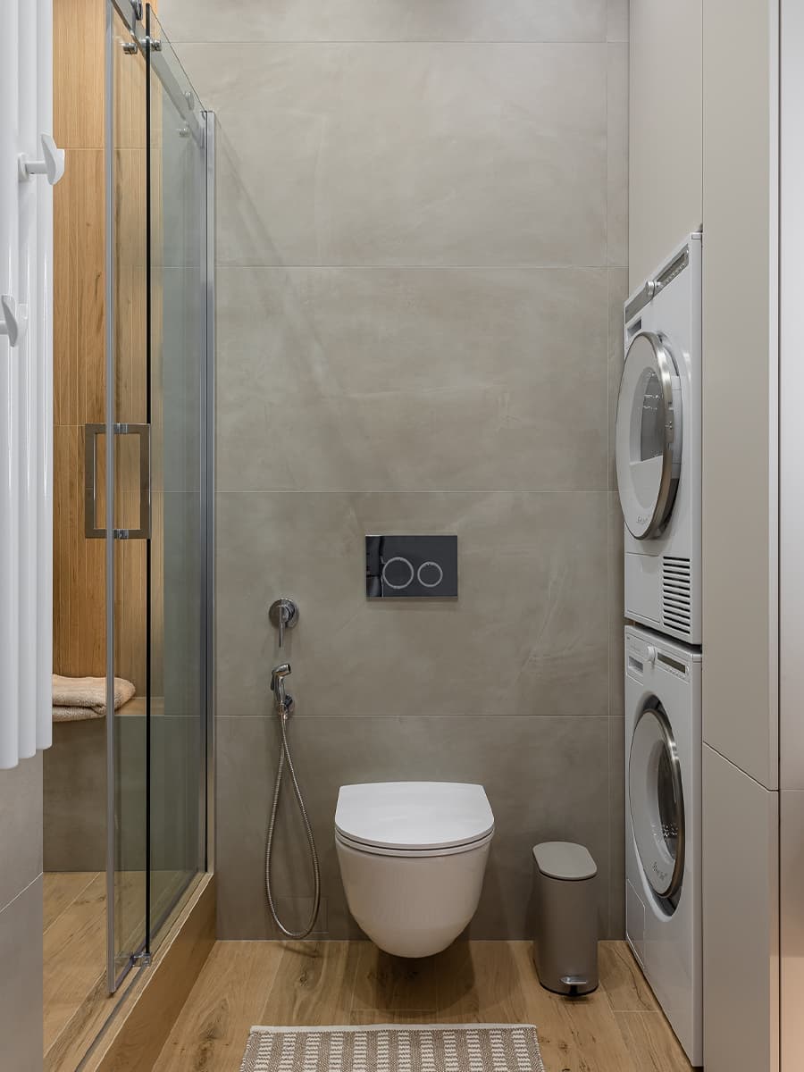 Дух морских путешествий в интерьере небольшой квартиры для пары — проект Ольги Евдокимовой w3