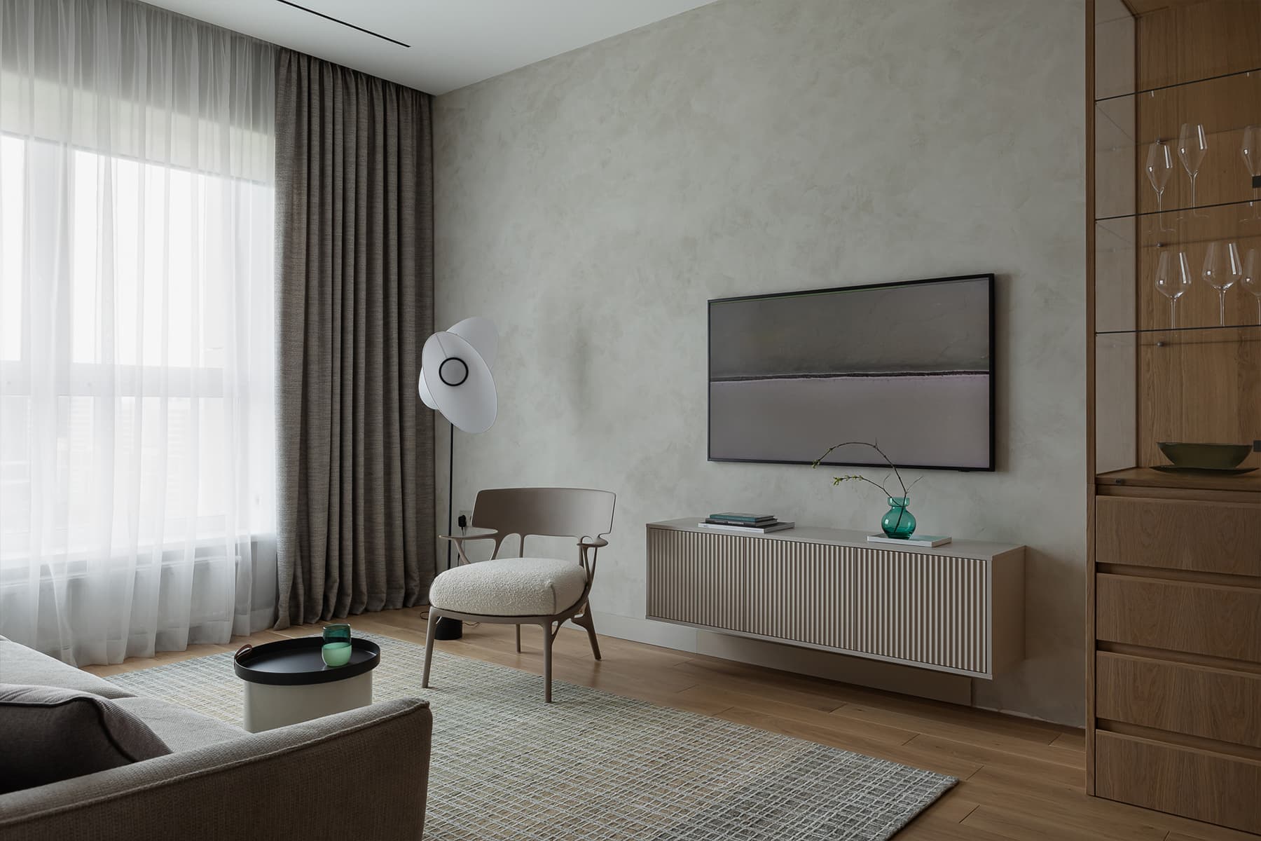 Дух морских путешествий в интерьере небольшой квартиры для пары — проект Ольги Евдокимовой