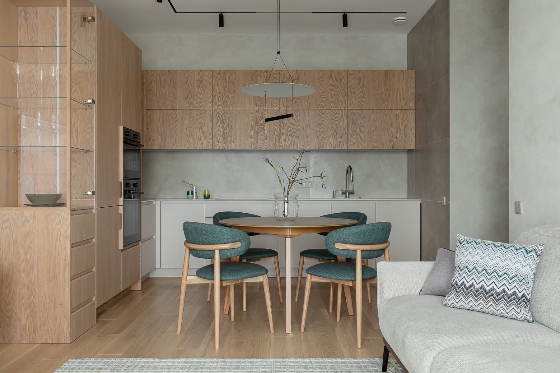 Дух морских путешествий в интерьере небольшой квартиры для пары — проект Ольги Евдокимовой w3