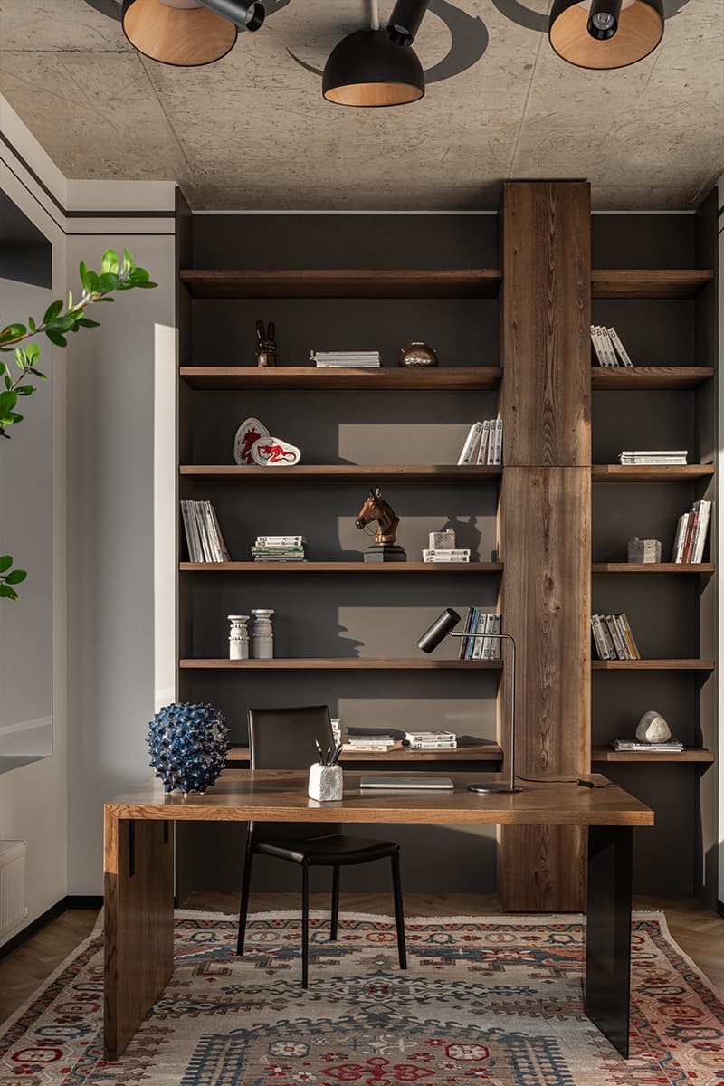 Этнический декор и авторская керамика в интерьере офиса — проект архитектурного бюро PRSPKT