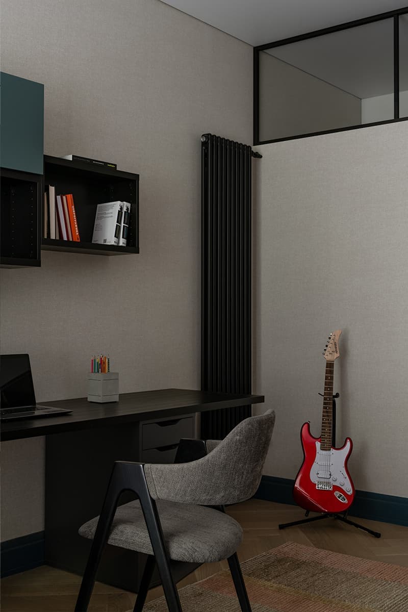 Эклектичный интерьер просторной квартиры в Казани — проект Алены Ольхиной