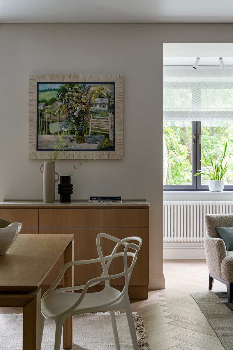 Эклектичный интерьер просторной квартиры в Казани — проект Алены Ольхиной