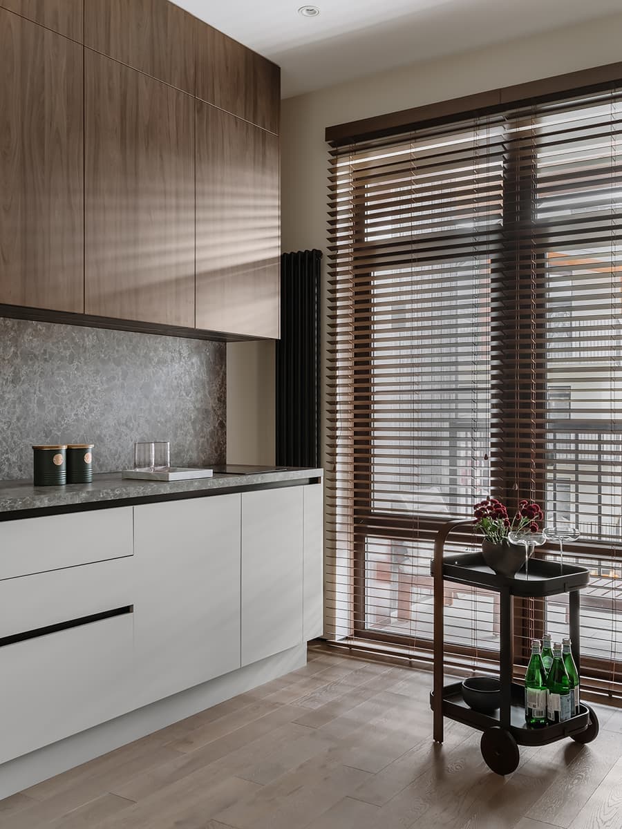 Обволакивающий интерьер квартиры для загородного отдыха — проект студии Елизаветы Ляпиной