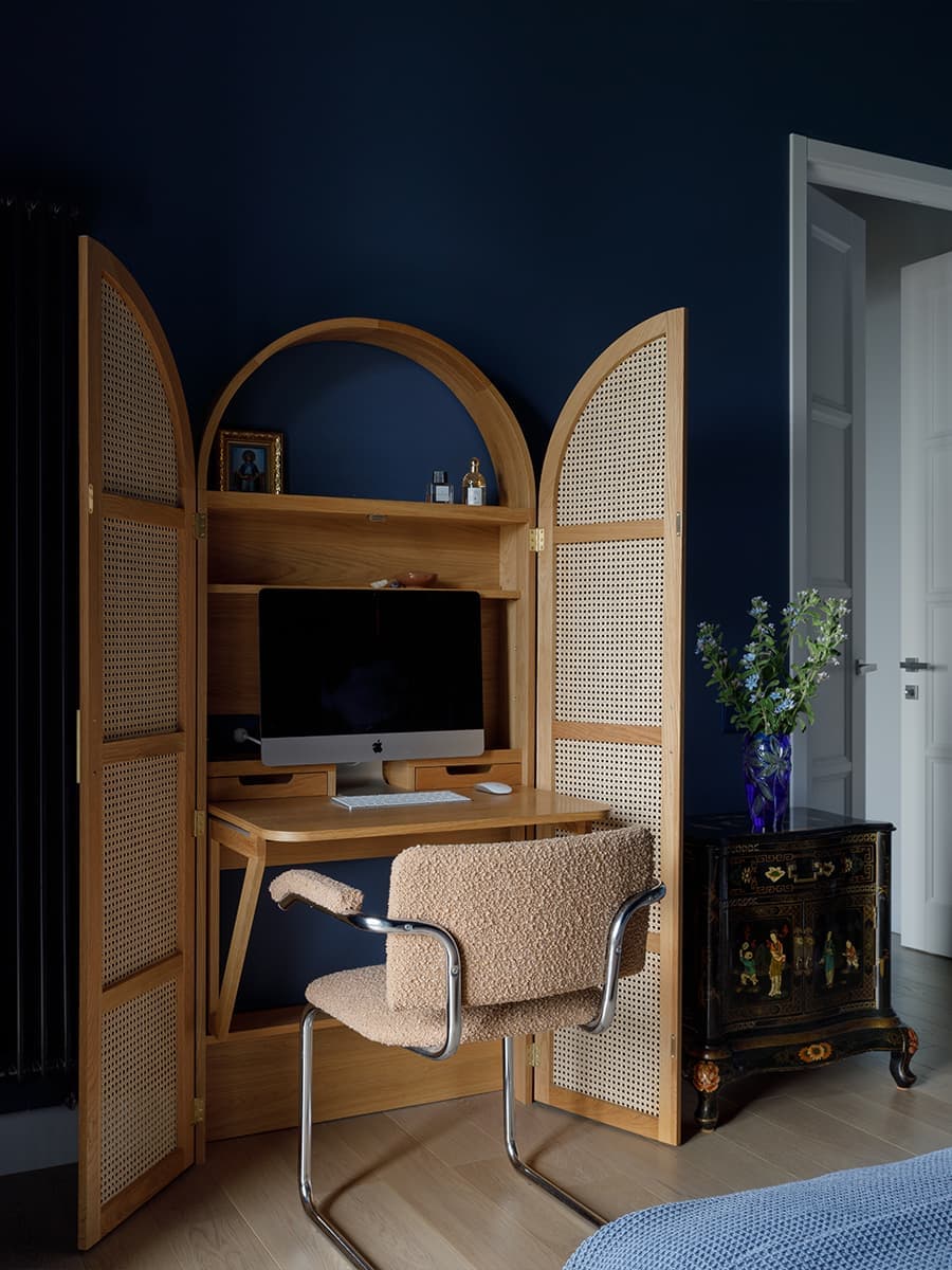 Обилие цвета в интерьере квартиры с четырьмя спальнями — проект Юлии Зайцевой