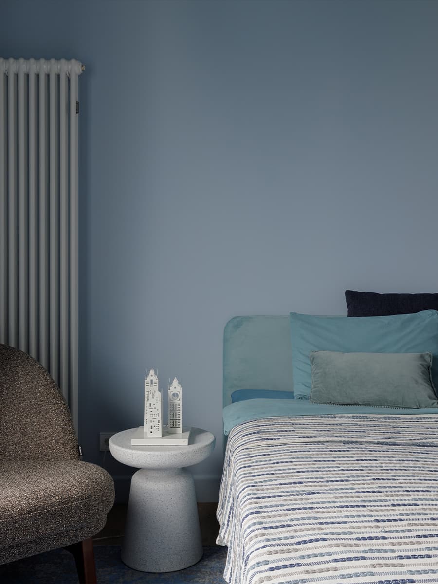 Обилие цвета в интерьере квартиры с четырьмя спальнями — проект Юлии Зайцевой