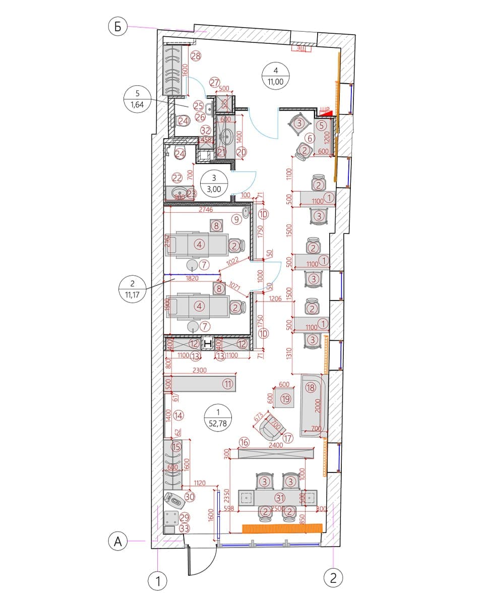 Отсылки к корейской архитектуре в интерьере бьюти-студии — проект Екатерины Рыбалко