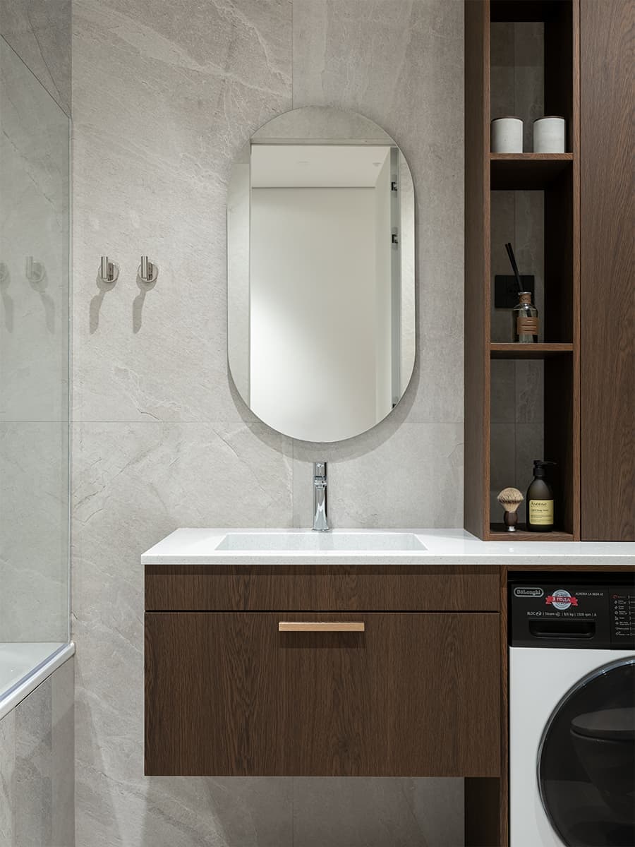 Обволакивающий интерьер квартиры-студии в Москве — проект Yuloo Studio